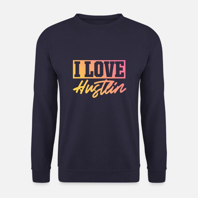 Ich liebe Hustlin - Unisex Pullover - Navy