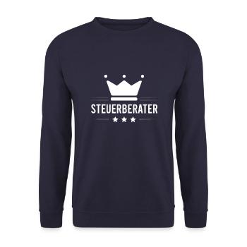 Steuerberater Beruf - Unisex Pullover - Navy - Vorne - Alina (178cm) & Michal (187cm)