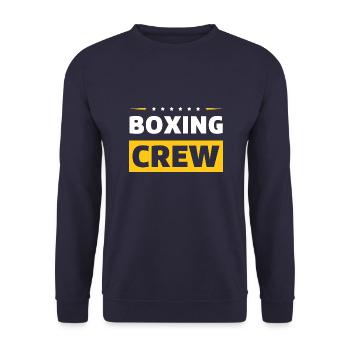 Équipe de boxe - Sweat-shirt Unisexe - marine - Devant - Alina (178cm) & Michal (187cm)