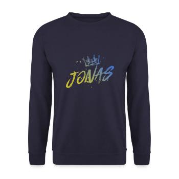 Jonas - Unisex Pullover - Navy - Vorne - Alina (178cm) & Michal (187cm)