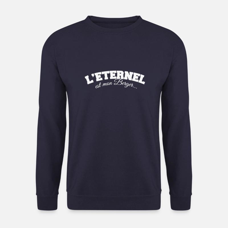 Eternel est mon Berger - Sweat-shirt Unisexe - marine