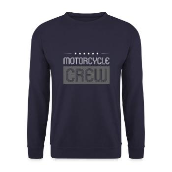 Motorcycle Crew - Unisex Pullover - Navy - Vorne - Alina (178cm) & Michal (187cm)