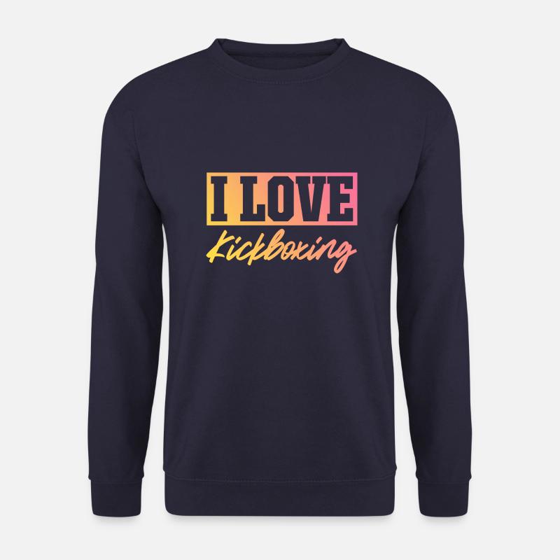Ich liebe Kick Boxing - Unisex Pullover - Navy