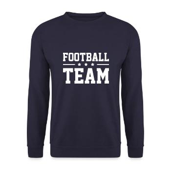 Équipe de football - Sweat-shirt Unisexe - marine - Devant - Alina (178cm) & Michal (187cm)