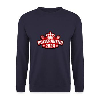 Polterabend 2024 - Unisex Pullover - Navy - Vorne - Alina (178cm) & Michal (187cm)