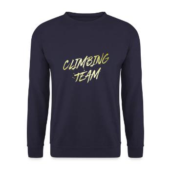 Climbing Team - Unisex Pullover - Navy - Vorne - Alina (178cm) & Michal (187cm)