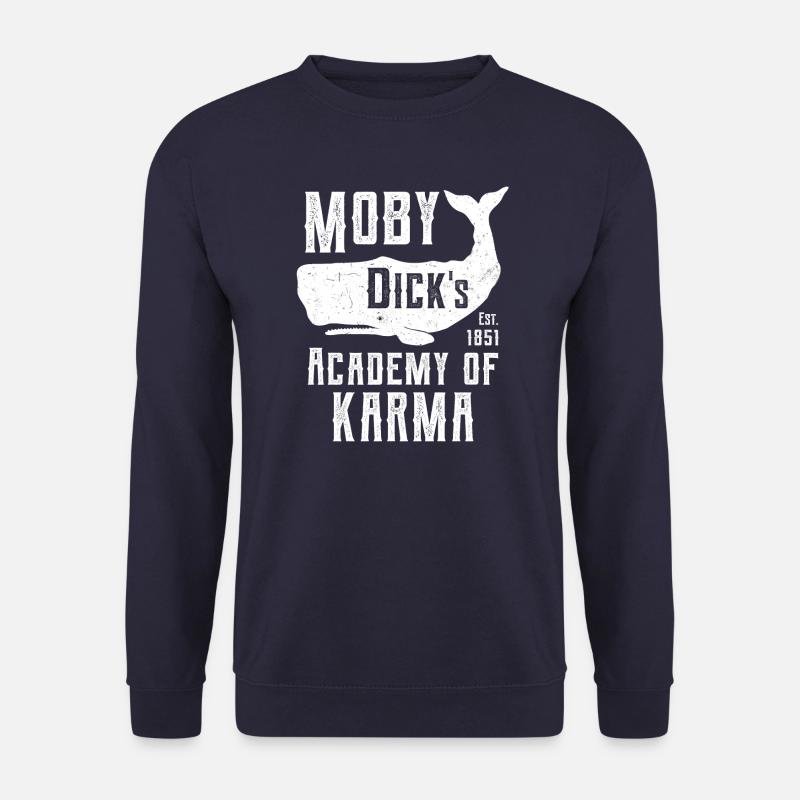 Moby Dick - Akademie von Karma - Unisex Pullover - Navy