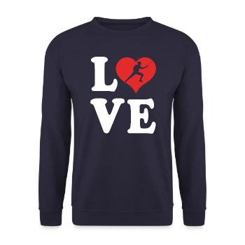 Fechten - Unisex Pullover - Navy - Vorne - Alina (178cm) & Michal (187cm)