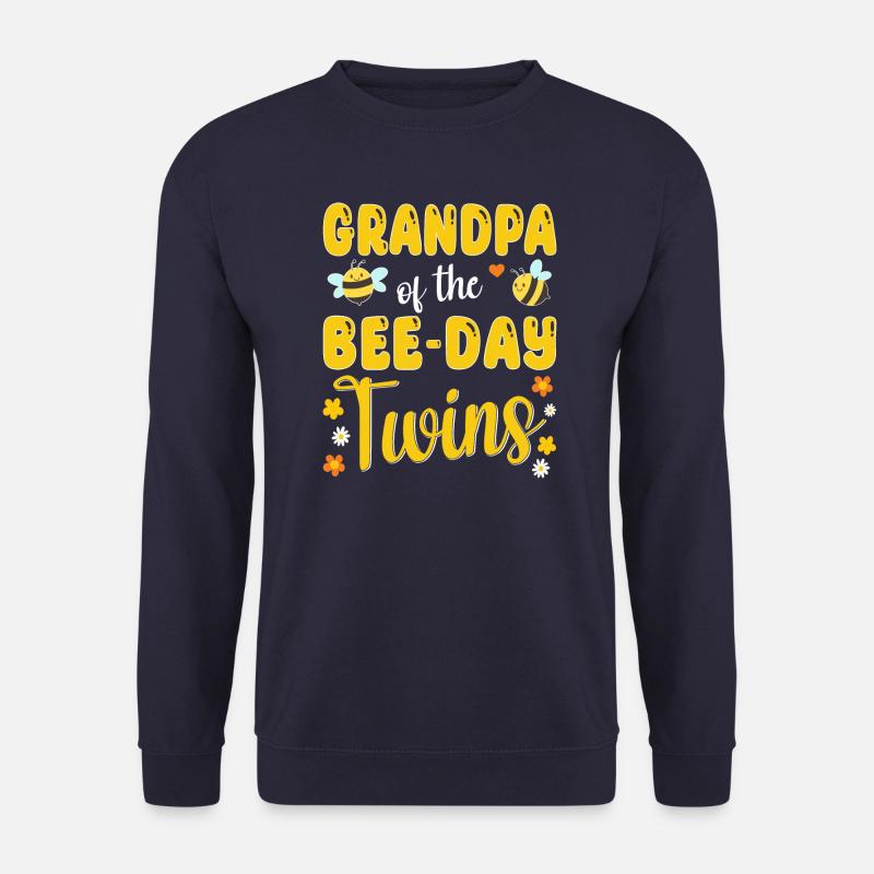 Opa der Bee Day Zwillinge - Unisex Pullover - Navy