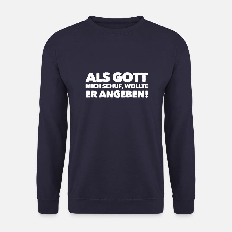 Lustiger Spruch - Unisex Pullover - Navy