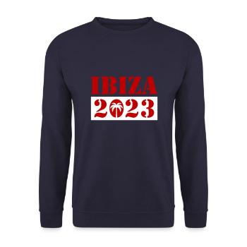 Ibiza 2023 - Unisex Pullover - Navy - Vorne - Alina (178cm) & Michal (187cm)