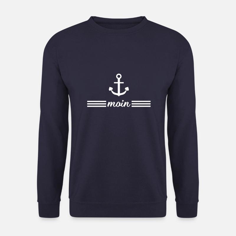 moin Anker mit Herz - ahoy anchor - Unisex Pullover - Navy