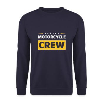 Motorcycle Crew - Unisex Pullover - Navy - Vorne - Alina (178cm) & Michal (187cm)