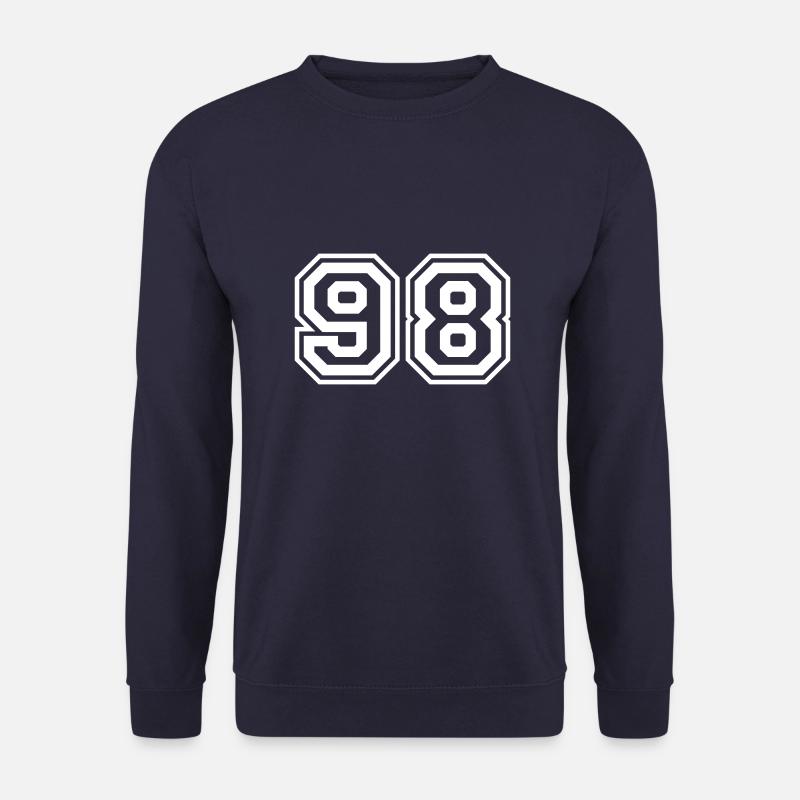 98 Zahl nummer - Unisex Pullover - Navy