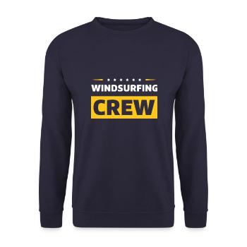 Windsurfing Crew - Unisex Pullover - Navy - Vorne - Alina (178cm) & Michal (187cm)