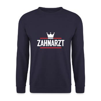 Zahnarzt Beruf - Unisex Pullover - Navy - Vorne - Alina (178cm) & Michal (187cm)