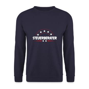 Steuerberater Beruf - Unisex Pullover - Navy - Vorne - Alina (178cm) & Michal (187cm)