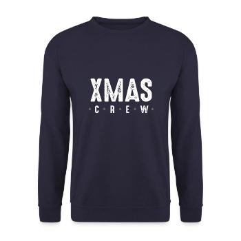 Xma's Crew - Unisex Sweatshirt - navy - Front - Alina (178cm) & Michal (187cm)