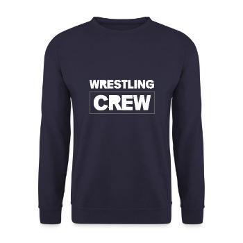 Wrestling Crew - Unisex Pullover - Navy - Vorne - Alina (178cm) & Michal (187cm)