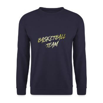 Équipe de basket-ball - Sweat-shirt Unisexe - marine - Devant - Alina (178cm) & Michal (187cm)