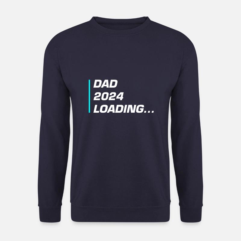 Dad 2024 Loading Papa - Unisex Sweatshirt - navy