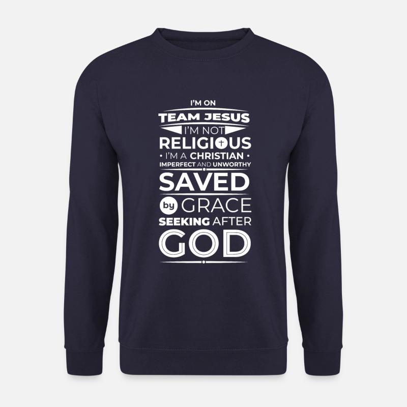 Team Jesus - Unisex Pullover - Navy