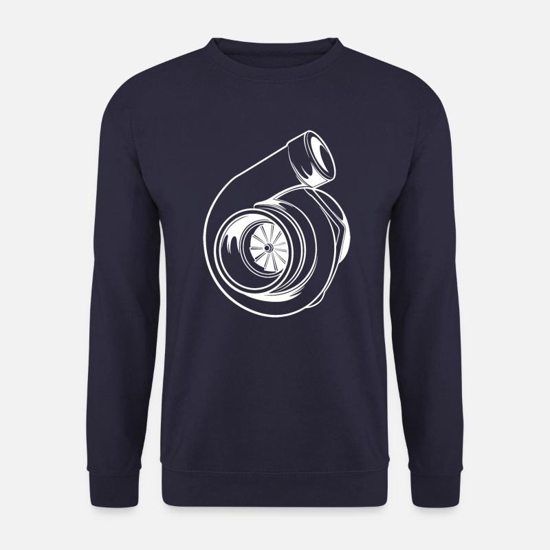 Turbo Turbolader Boost Ladedruck Tuning Geschenk - Unisex Pullover - Navy