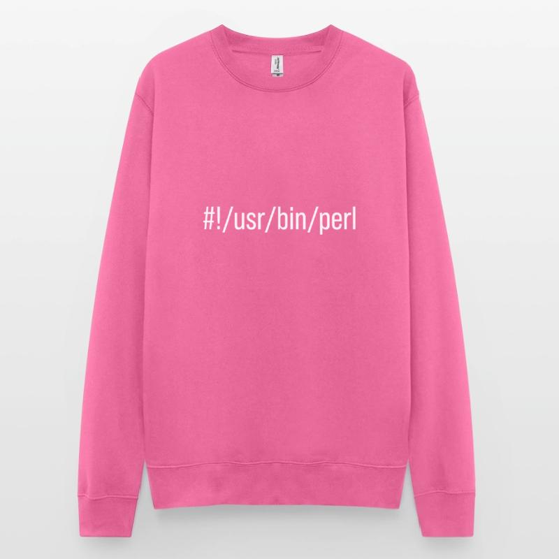 Usr Bin Perl Programmer Programming Languager Meme Unisex Sweatshirt