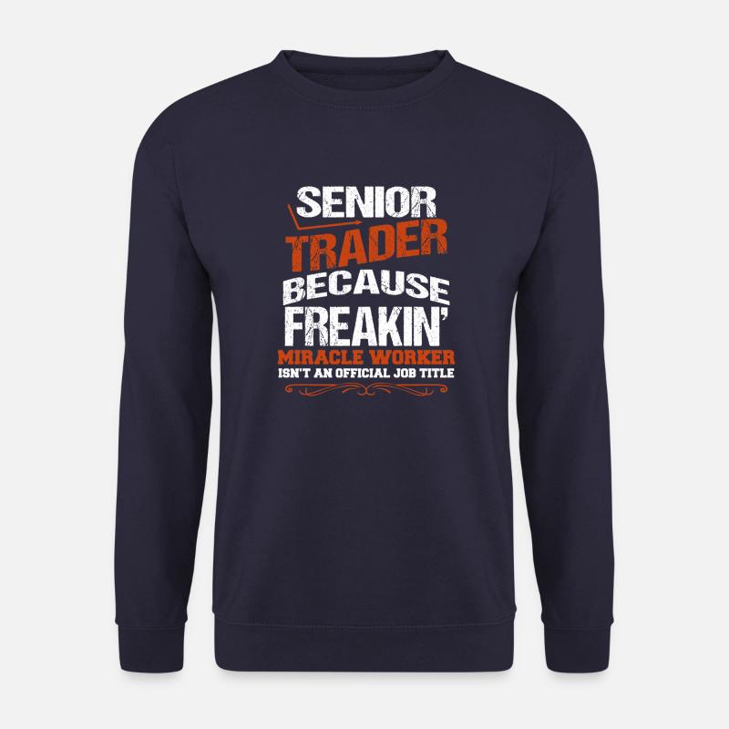 Senior Trader - Unisex Pullover - Navy