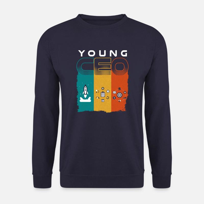 Young CEO Entrepreneur - Unisex Pullover - Navy