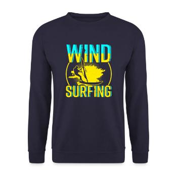 Windsurfing - Unisex Pullover - Navy - Vorne - Alina (178cm) & Michal (187cm)