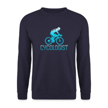 Cycologue Vélo Cycliste Vélo de route Triathlon - Sweat-shirt Unisexe - marine - Devant - Alina (178cm) & Michal (187cm)
