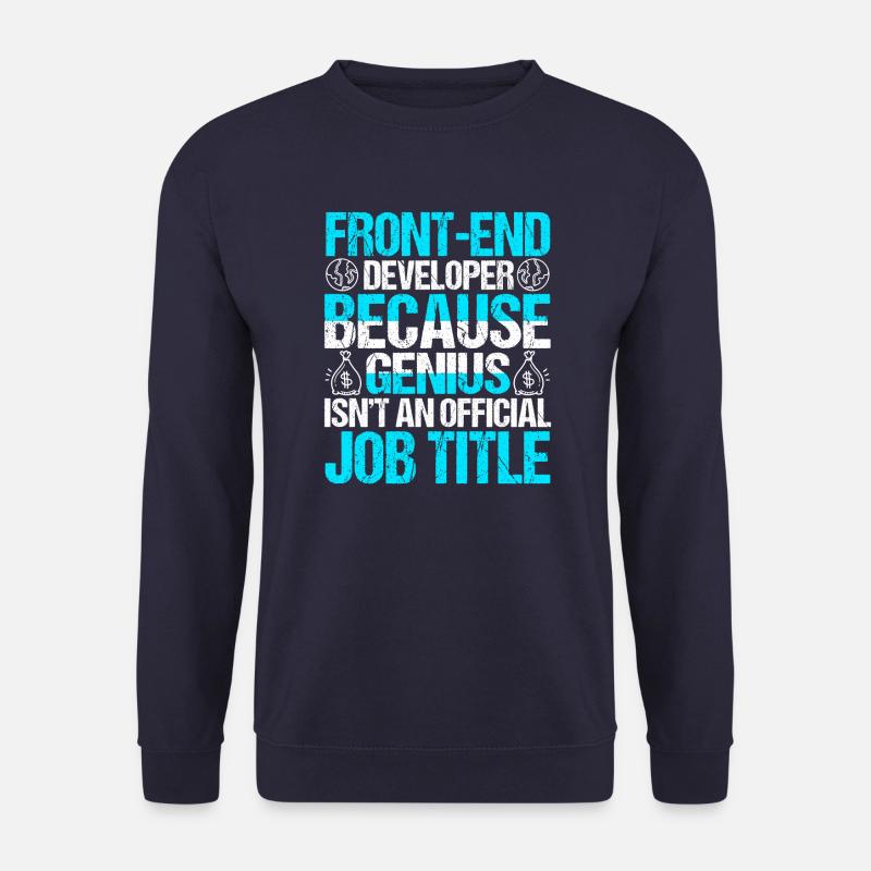 Front-End Developer Funny - Unisex Sweatshirt - navy