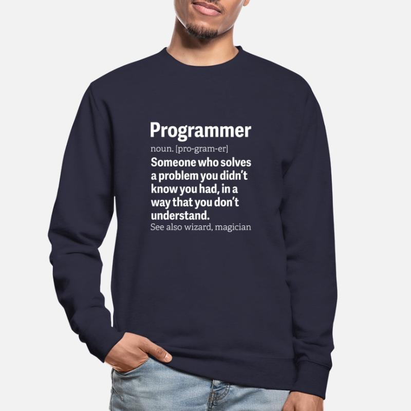Programmer Wizard Magician Developer Science Unisex Sweatshirt