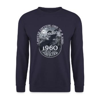 Légendaire depuis 1960 - Sweat-shirt Unisexe - marine - Devant - Alina (178cm) & Michal (187cm)