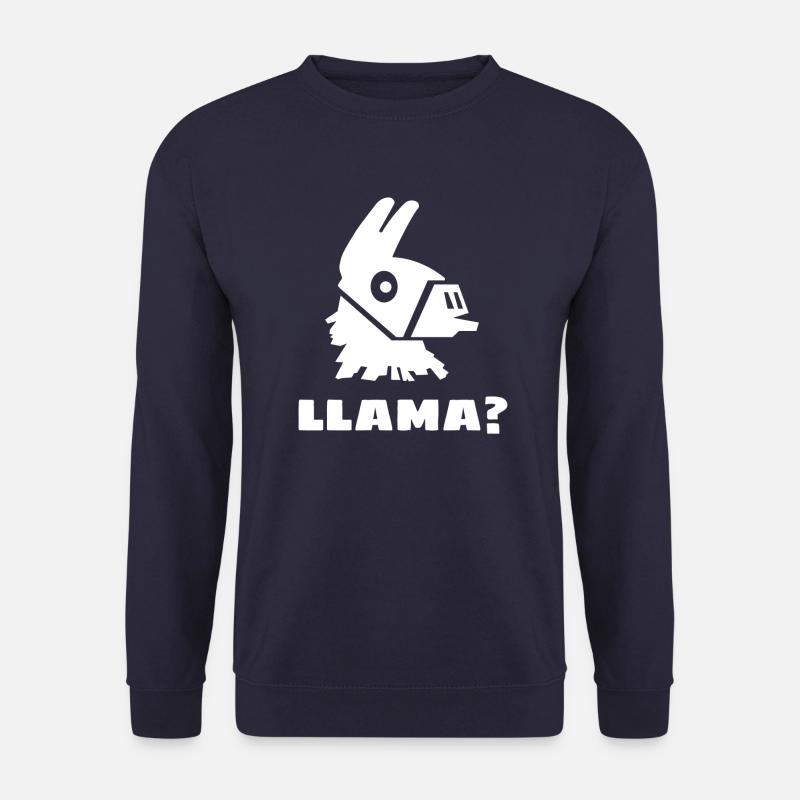 LOOT LLAMA? - Unisex Sweatshirt - navy