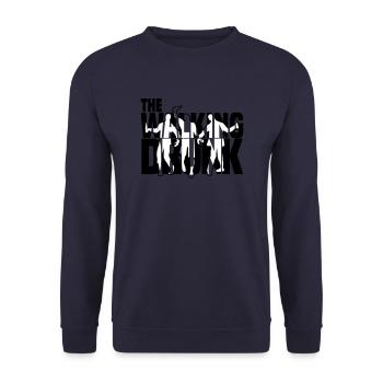 the walking drunk - Unisex Pullover - Navy - Vorne - Alina (178cm) & Michal (187cm)