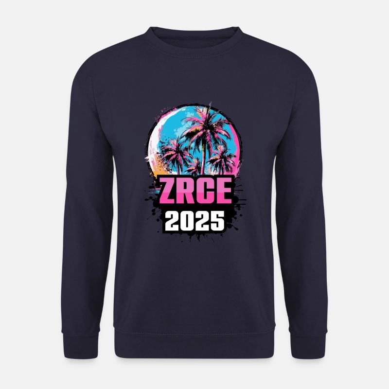 Zrce 2025 Palmen - Unisex Pullover - Navy