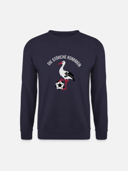 Fußball Storch - Unisex Pullover - Navy