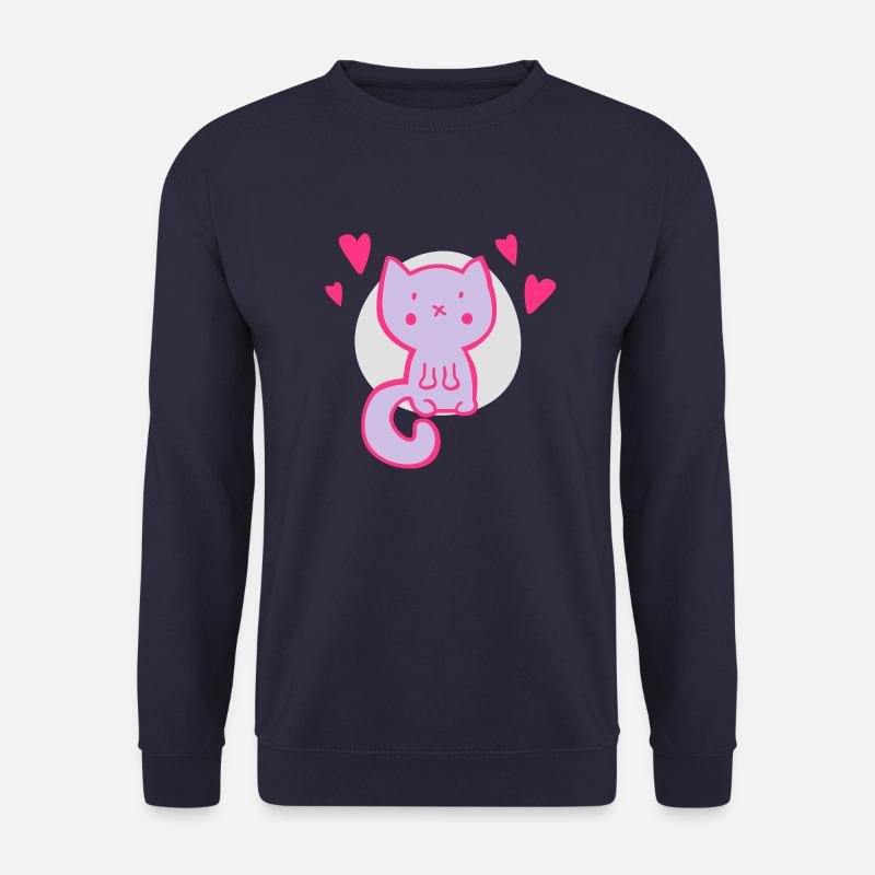 little kitty - Unisex Pullover - Navy