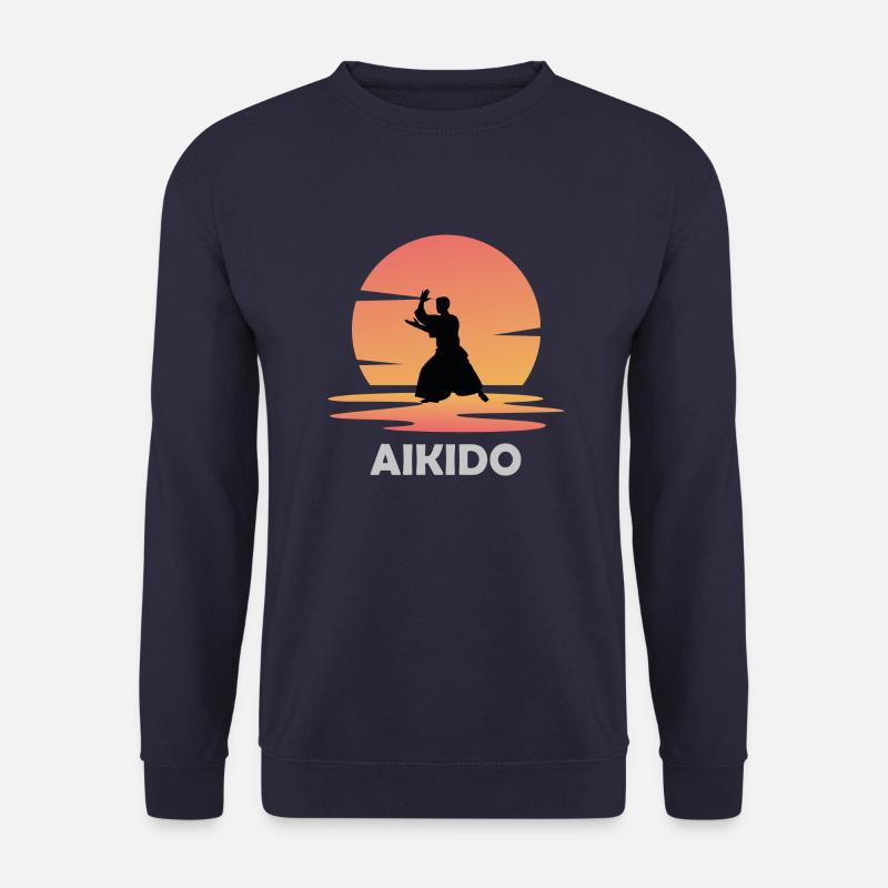 Aikido at sunrise - Unisex Sweatshirt - navy