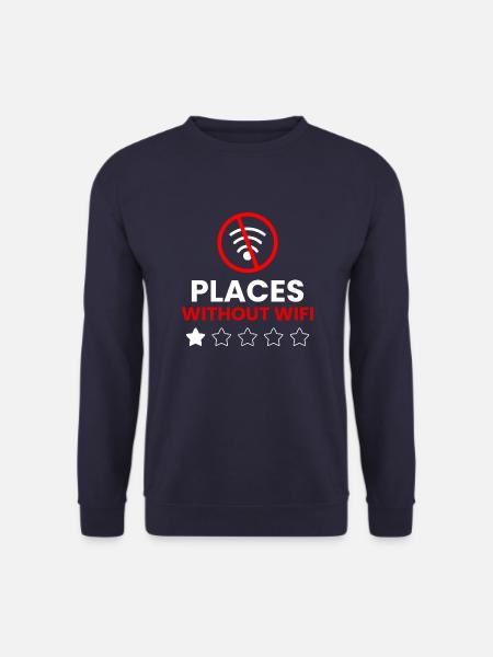 Pitches without WiFi - Unisex Sweatshirt - navy