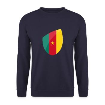 Drapeau Cameroun - Sweat-shirt Unisexe - marine - Devant - Alina (178cm) & Michal (187cm)