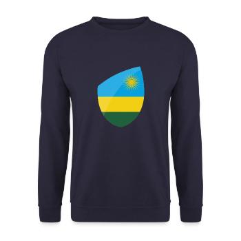 Rwanda - Sweat-shirt Unisexe - marine - Devant - Alina (178cm) & Michal (187cm)
