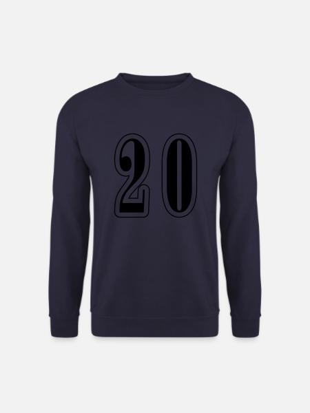 20 Number symbol - Unisex Sweatshirt - navy