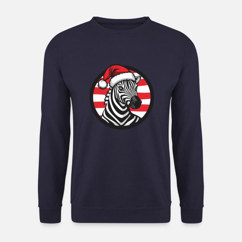 Zebra Weihnachten Christmas - Unisex Sweatshirt - navy