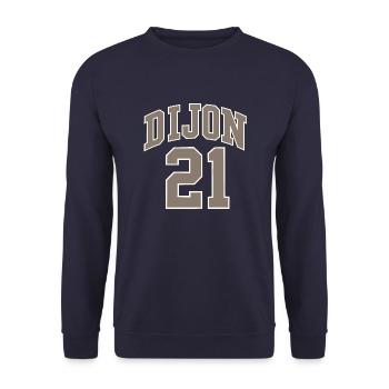 Dijon 21 - Sweat-shirt Unisexe - marine - Devant - Alina (178cm) & Michal (187cm)