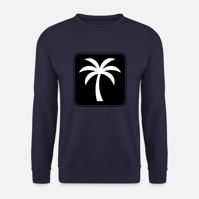 Palm Tree Icon Summer - Unisex Sweatshirt - navy