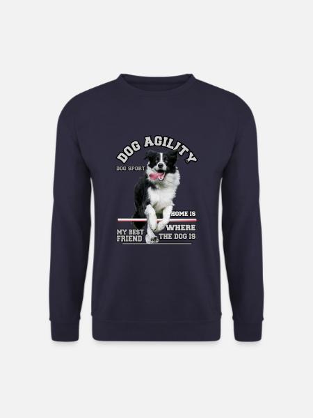 Hundeagilität - Hundesport - Unisex Pullover - Navy