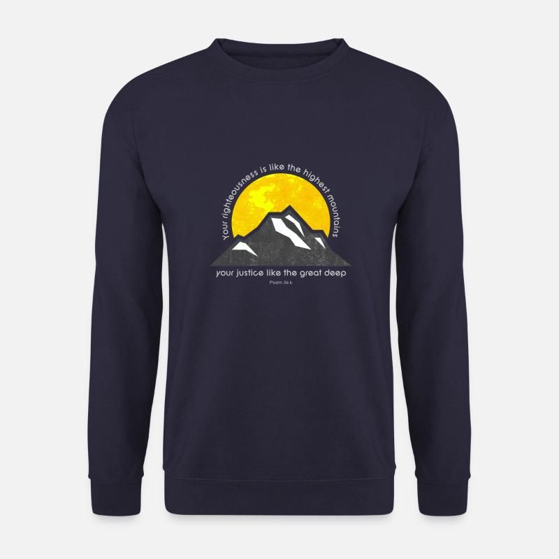 Ps 36: 6 - Unisex Pullover - Navy